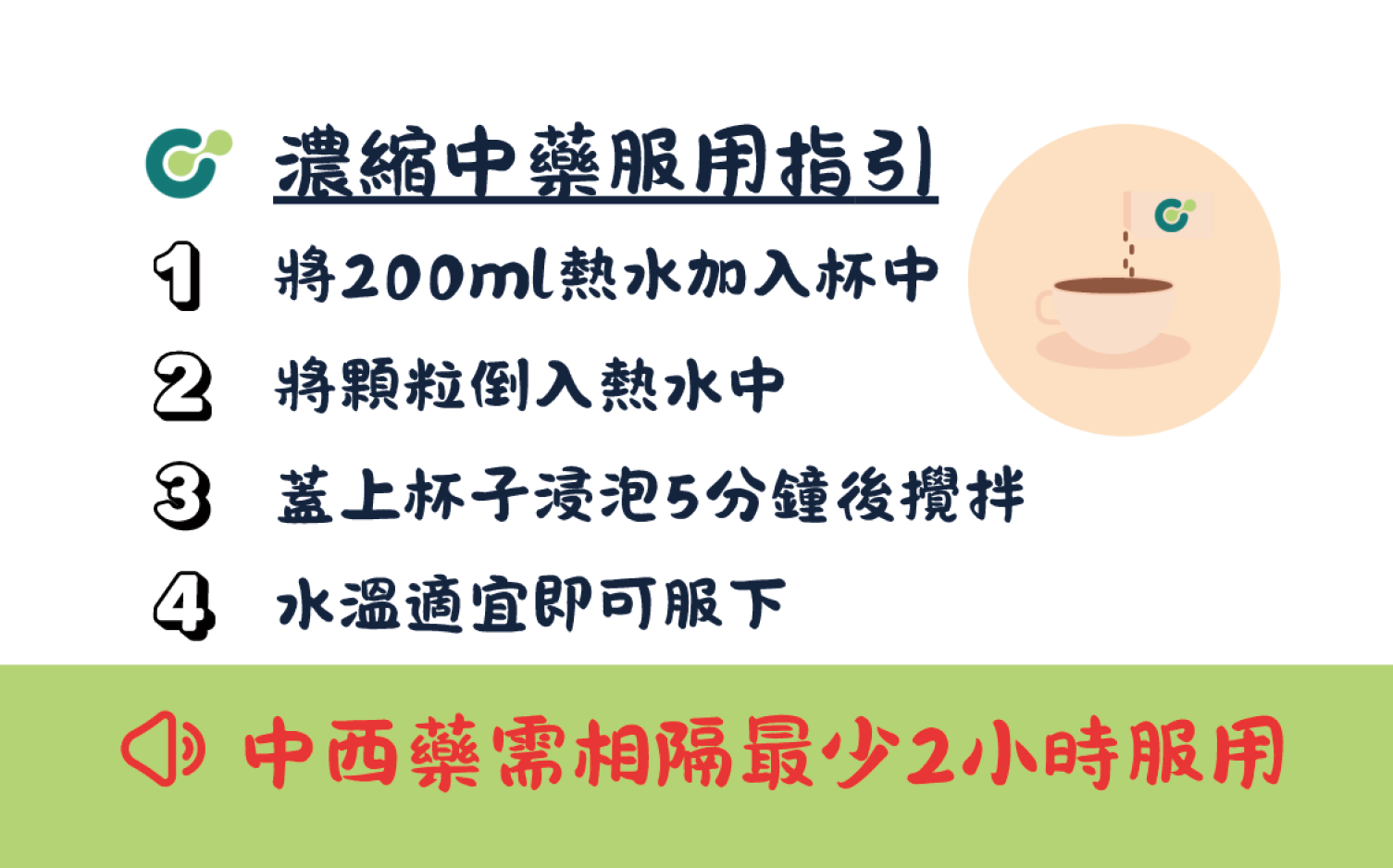 濃縮中藥服用指引